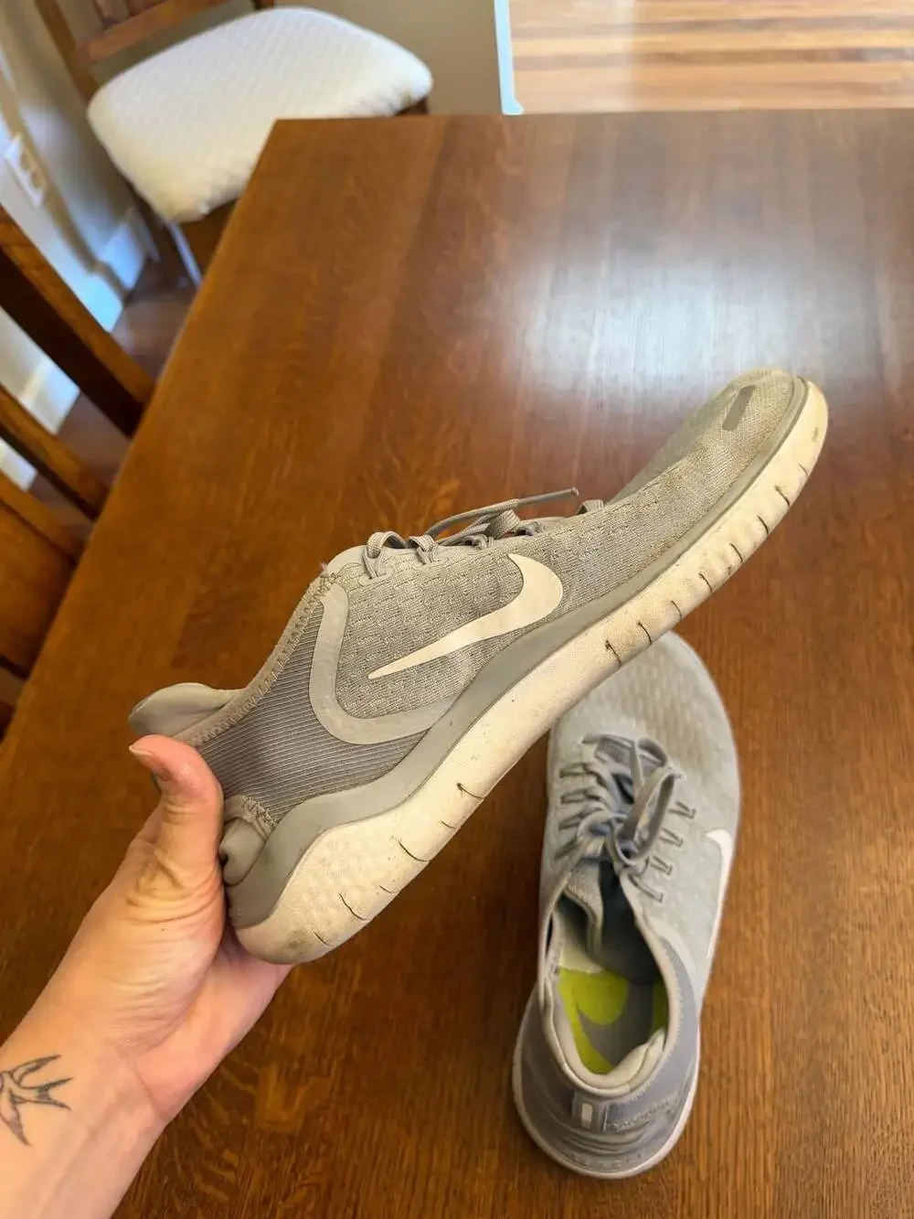Nike Free RN 2018 Running Shoes - Wolf Grey/Volt